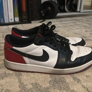 Air Jordan Low 1 Black Toe size 11.5